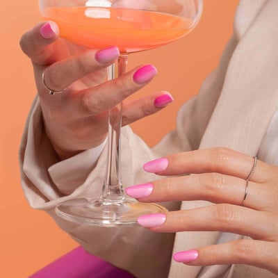 unghie rosa 2024 sfumate